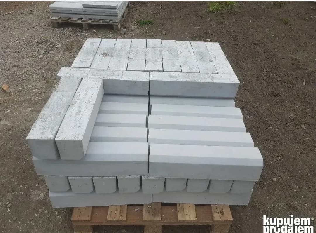Betonski ivičnjak 10×12 cm u produkciji